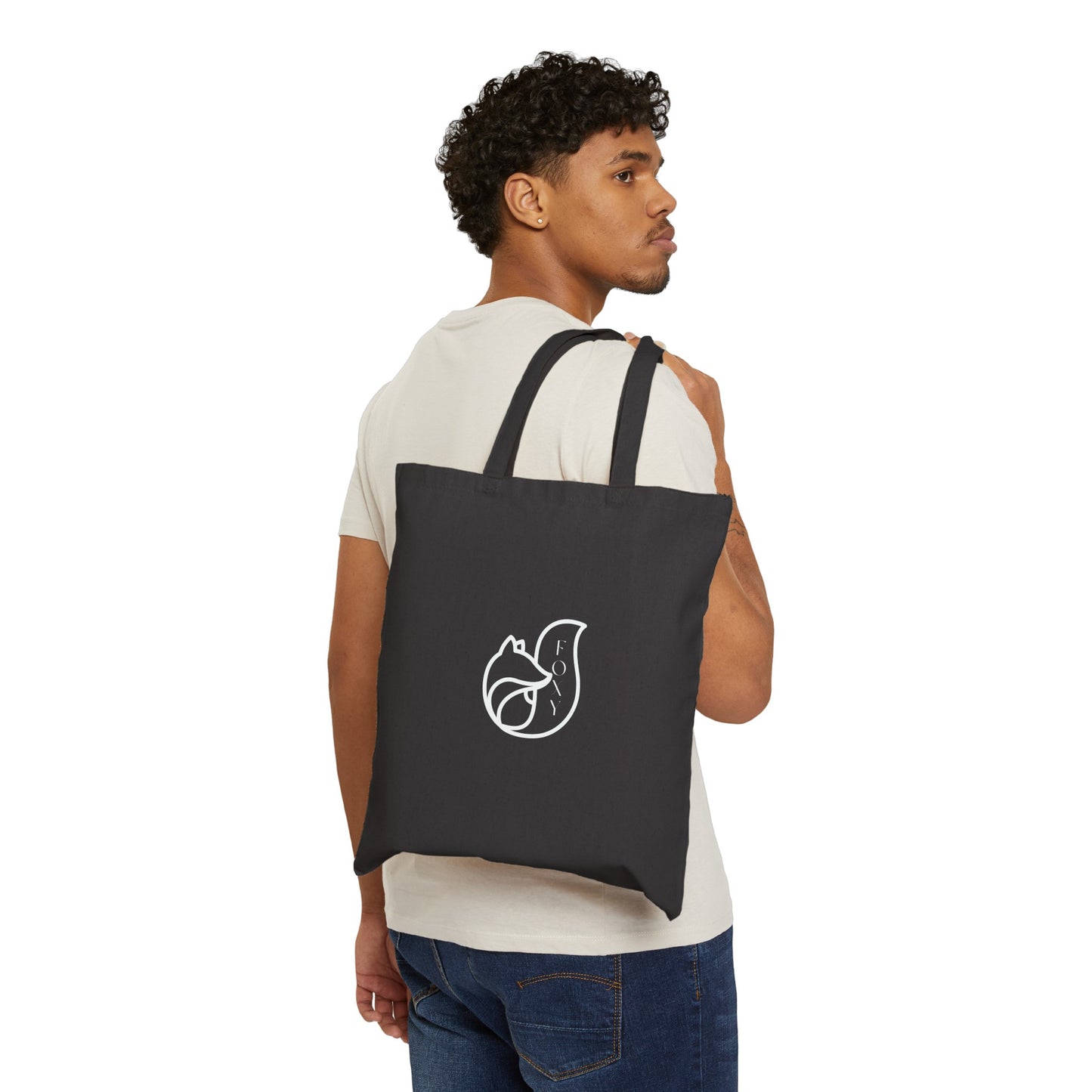 Foxy On the Go Canvas Tote Bag