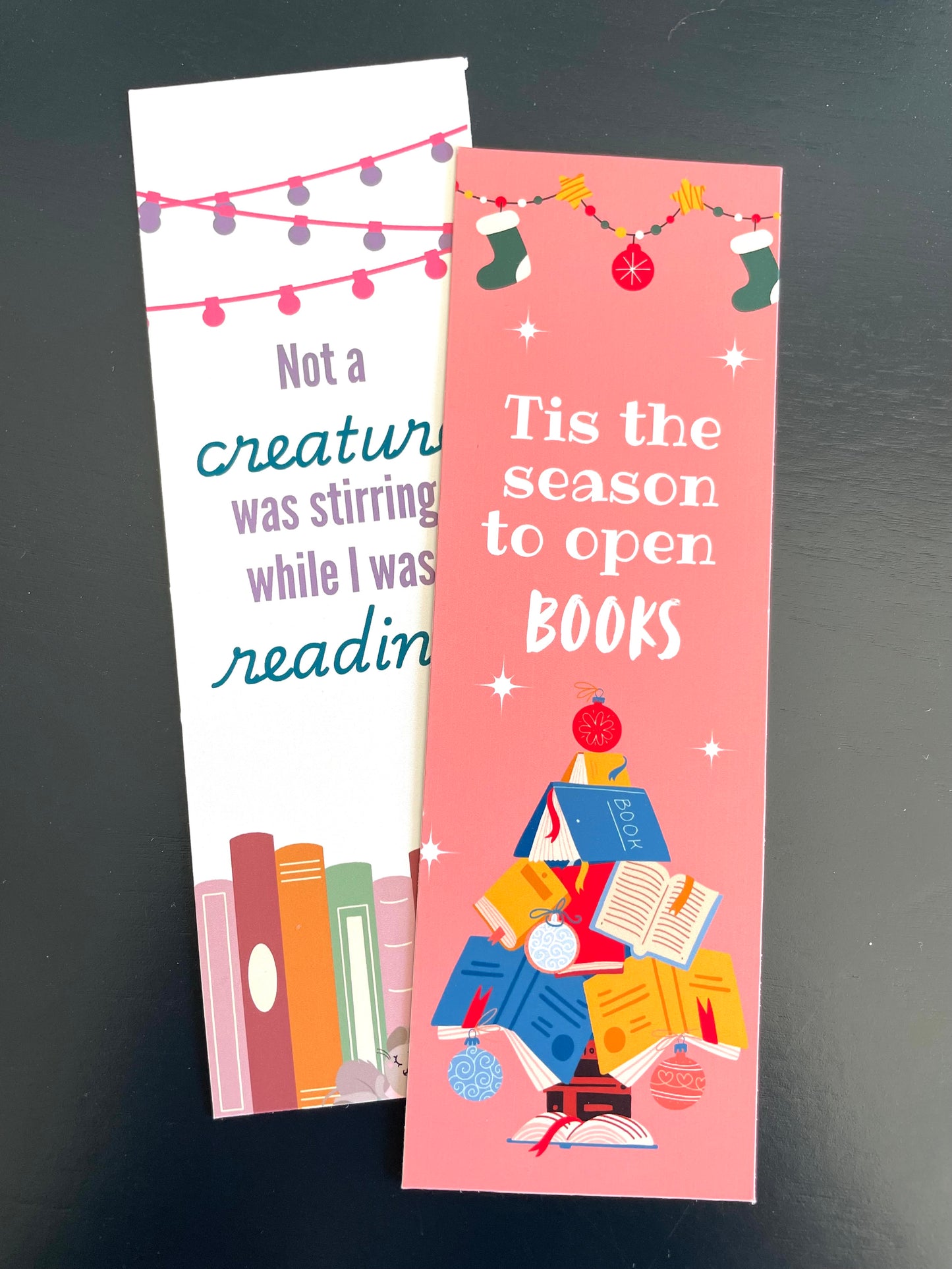 Tis the Season Holiday Bookmark Set