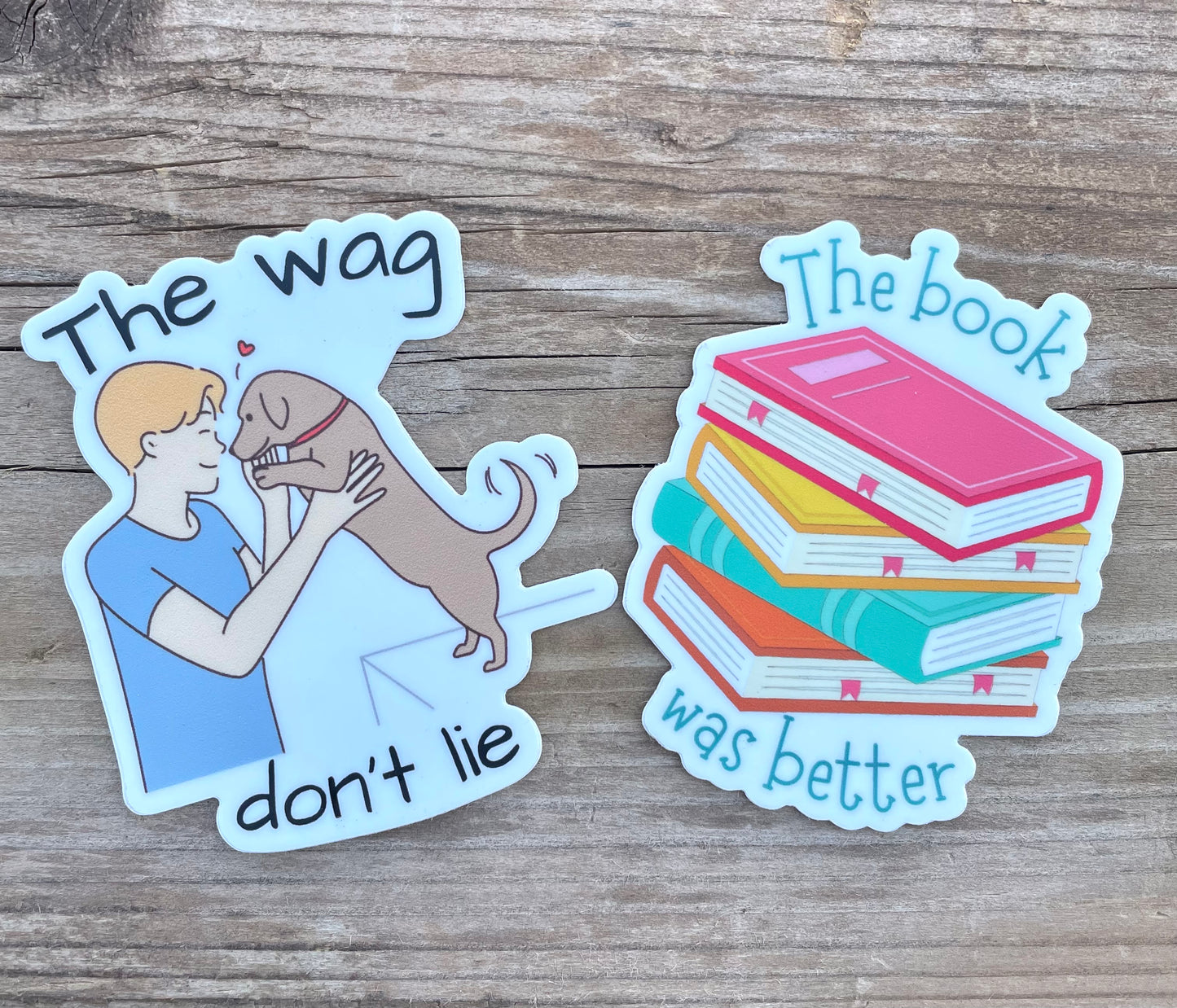 The Book Was Better Vinyl Sticker