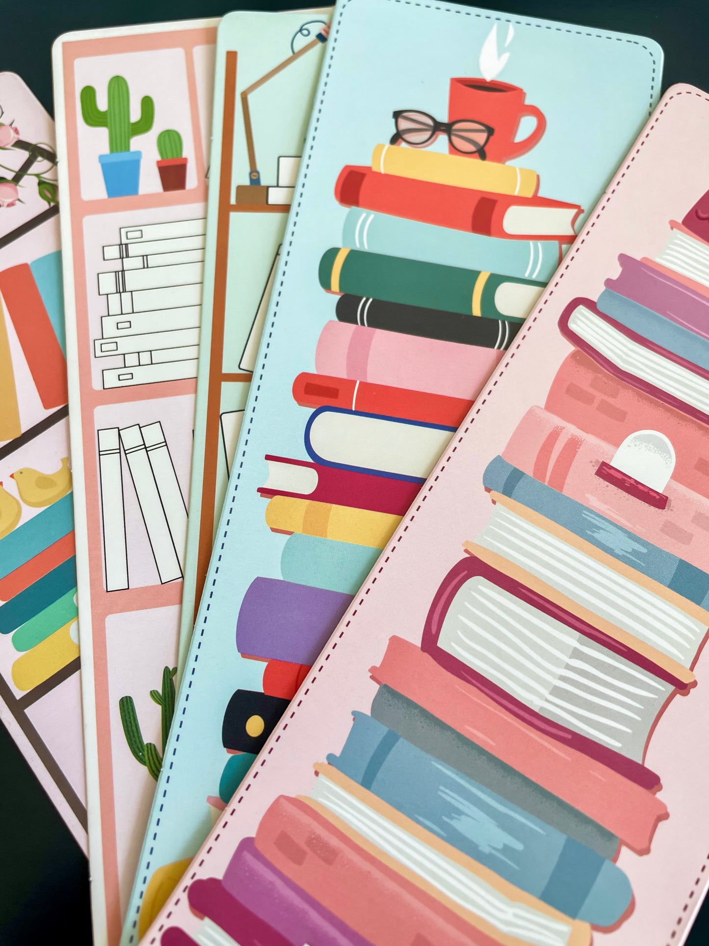 Bookshelf Bookmark Set