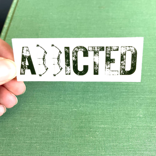 Addicted Archery Vinyl Sticker