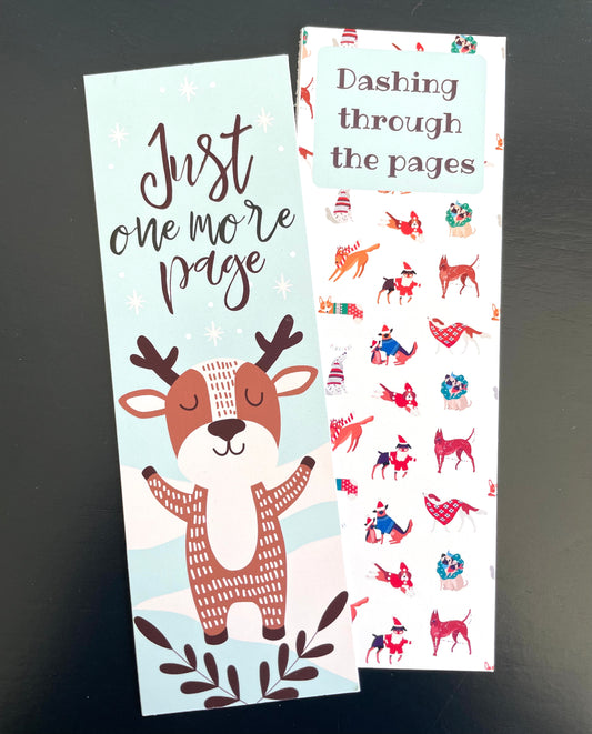 Holiday Critters Bookmark Set