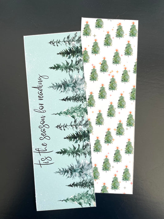 Tis the Season Woodsy Holiday Bookmark Set