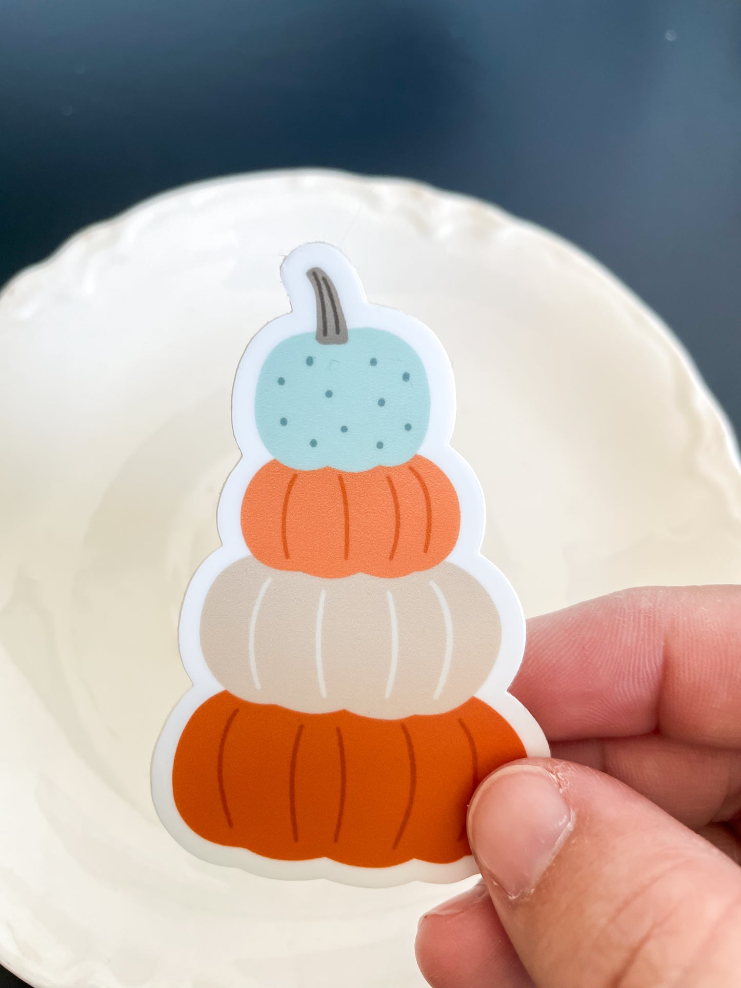 Pile of Pumpkins Vinyl Sticker